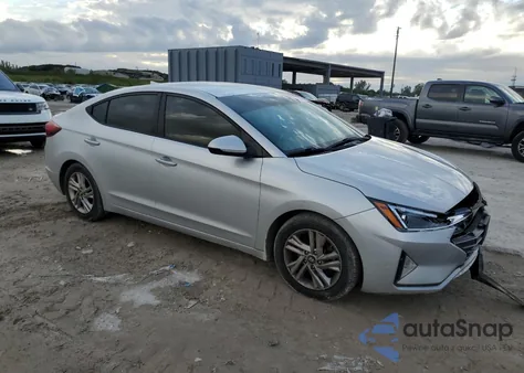 2019 Hyundai Elantra Sel z USA, uszkodzony, nr VIN 5NPD84LF2KH424688